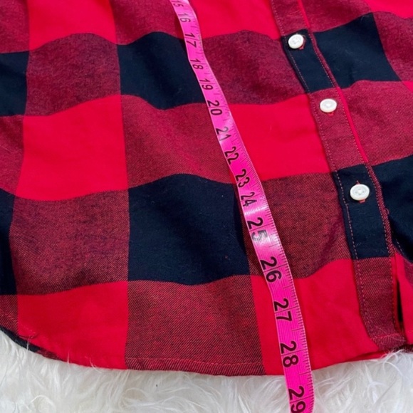 🆕 Red Buffalo Check Women’s Flannel Shirt XXL Old Navy NWT New! - Picture 5 of 5